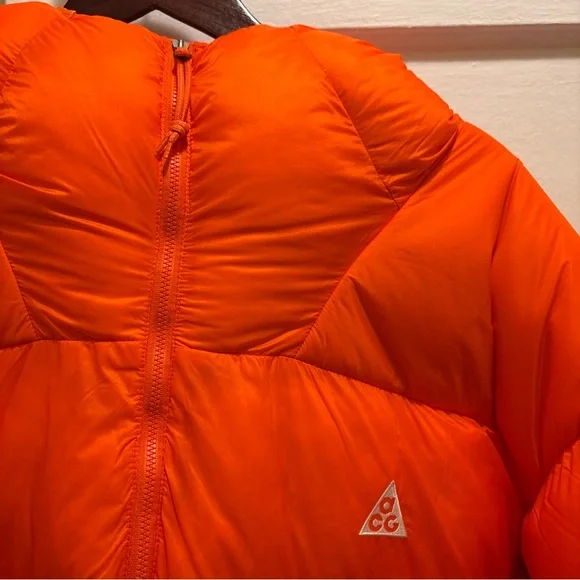 Men’s Nike ACG Therma-fit Lunar Puffer Coat Bright Orange size XL - Picture 7 of 16